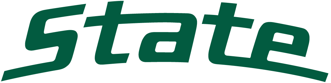Michigan State Spartans 0-Pres Wordmark Logo diy iron on heat transfer